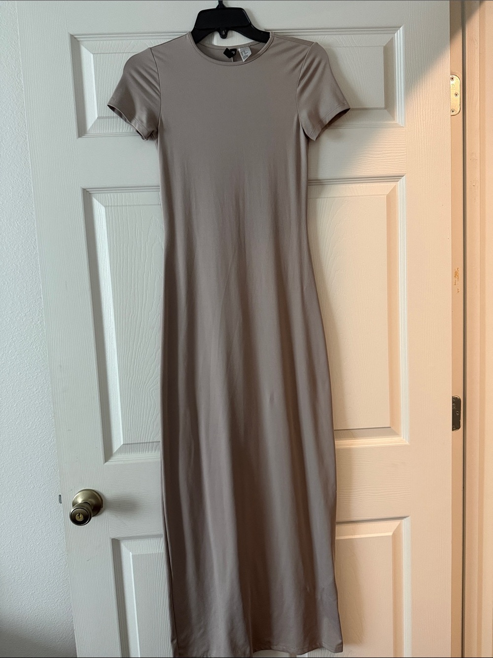 Divided Taupe Maxi T-Shirt Dress